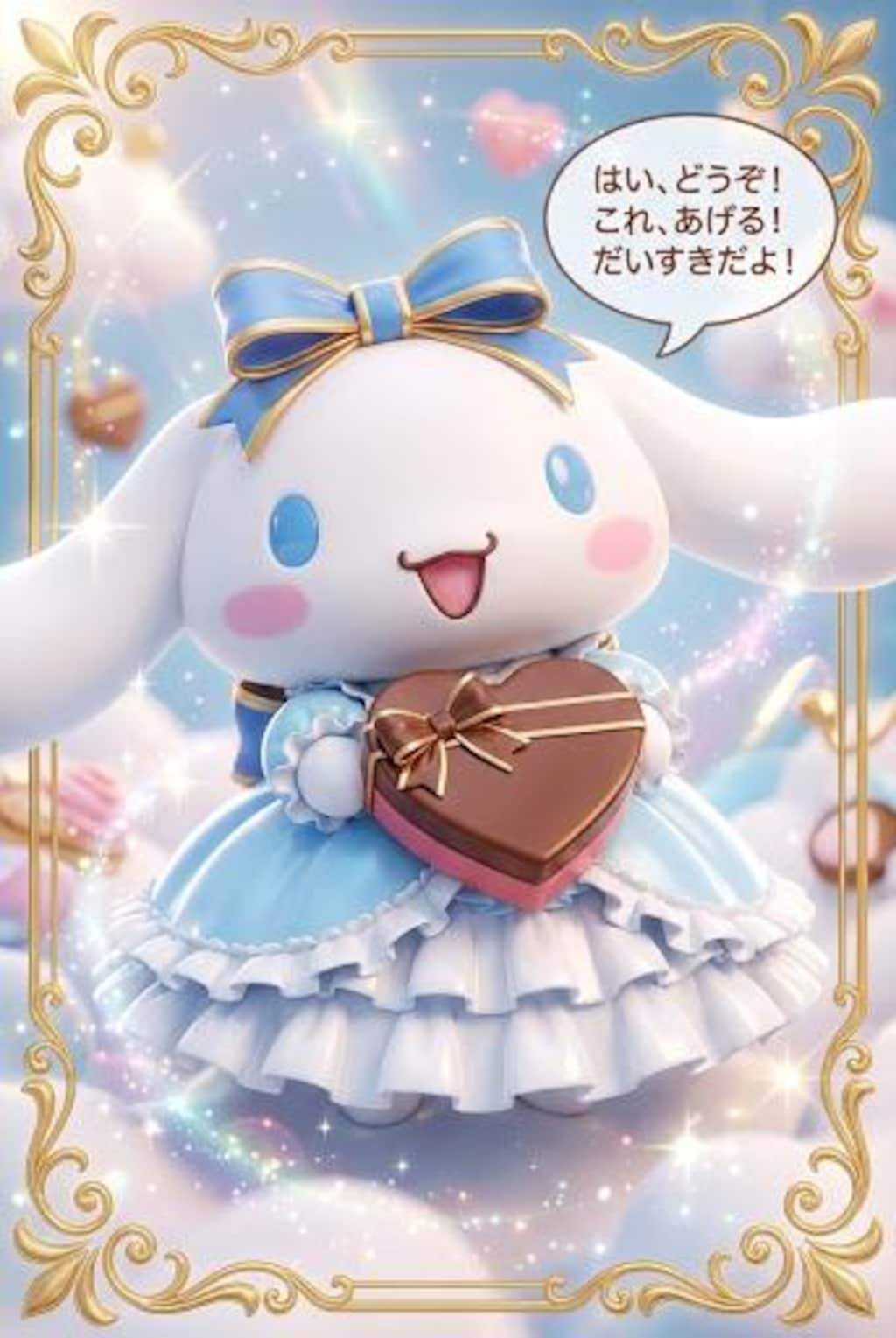 シナモロール　バレンタインデー