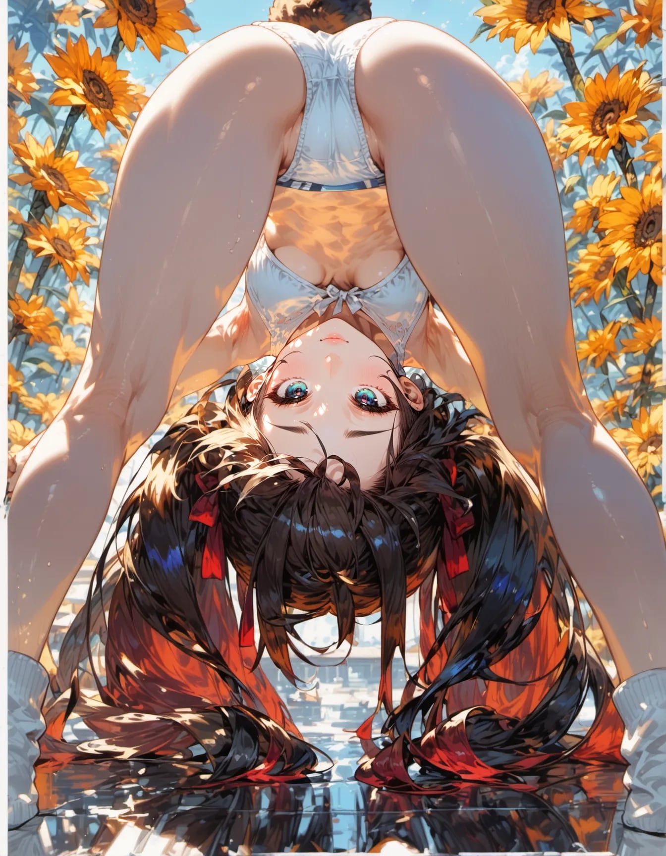 Inverted Sunflower Sky