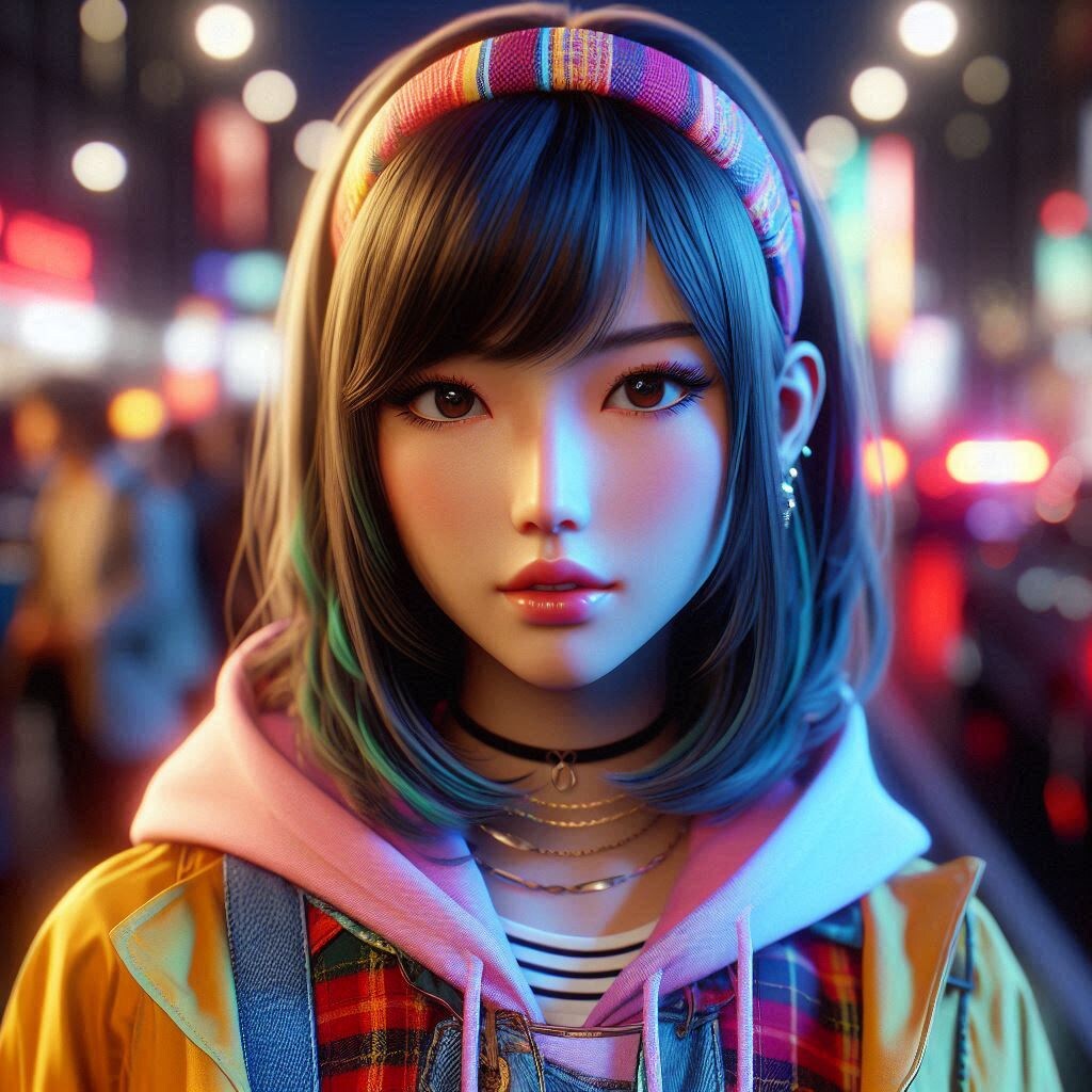 2025年11月現在の日本の10代から20代の女性に人気の高い、トレンディな顔髪型、色＆ファッション