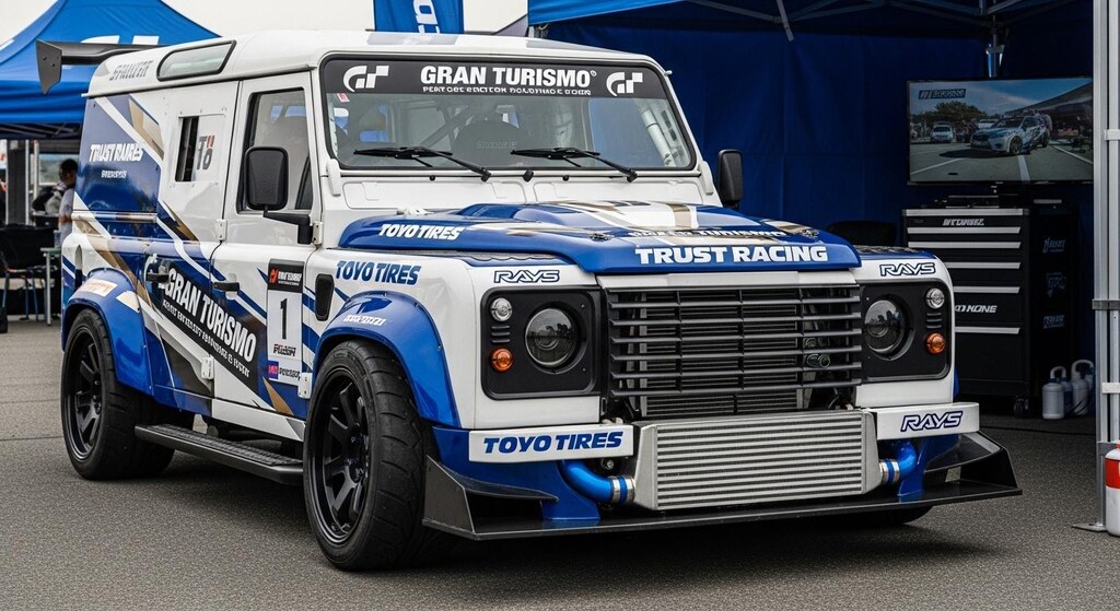 トーヨータイヤランドローバーのドリ車