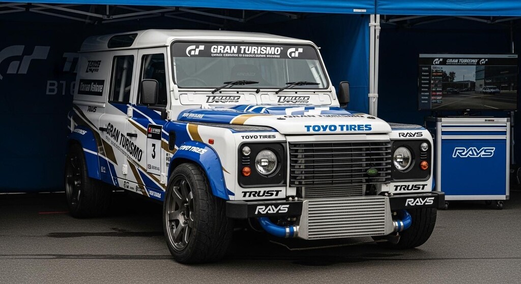 トーヨータイヤランドローバーのドリ車