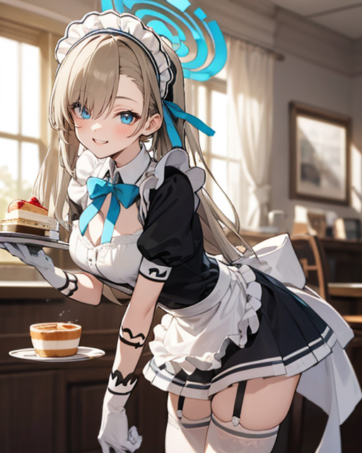 メイドアスナちゃん | の人気AIイラスト・グラビア