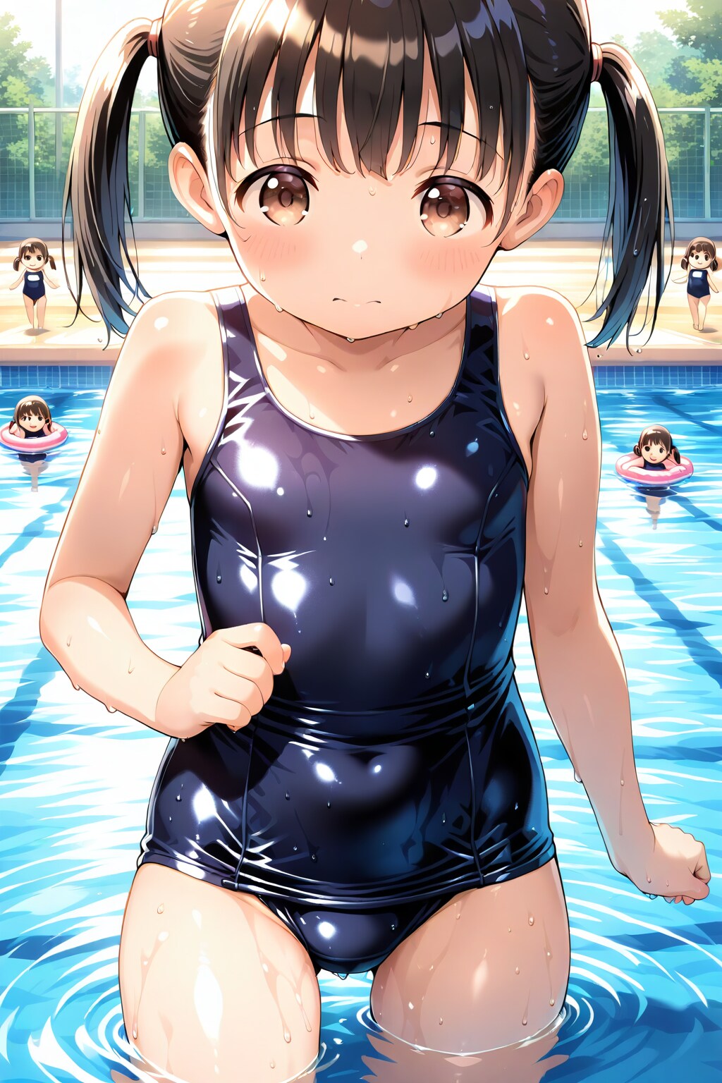 スク水美少女