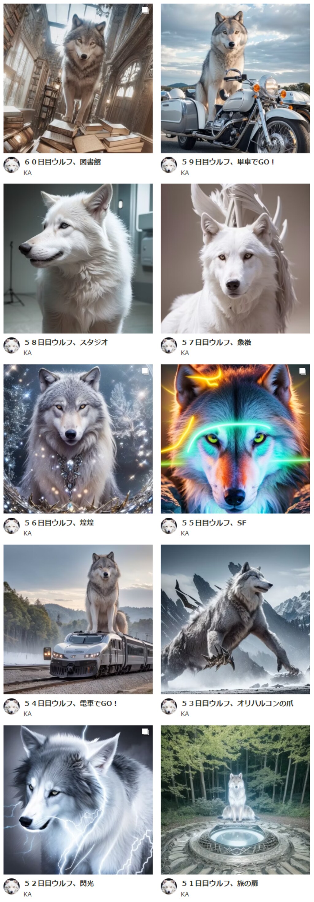 １００日目ウルフ、回想