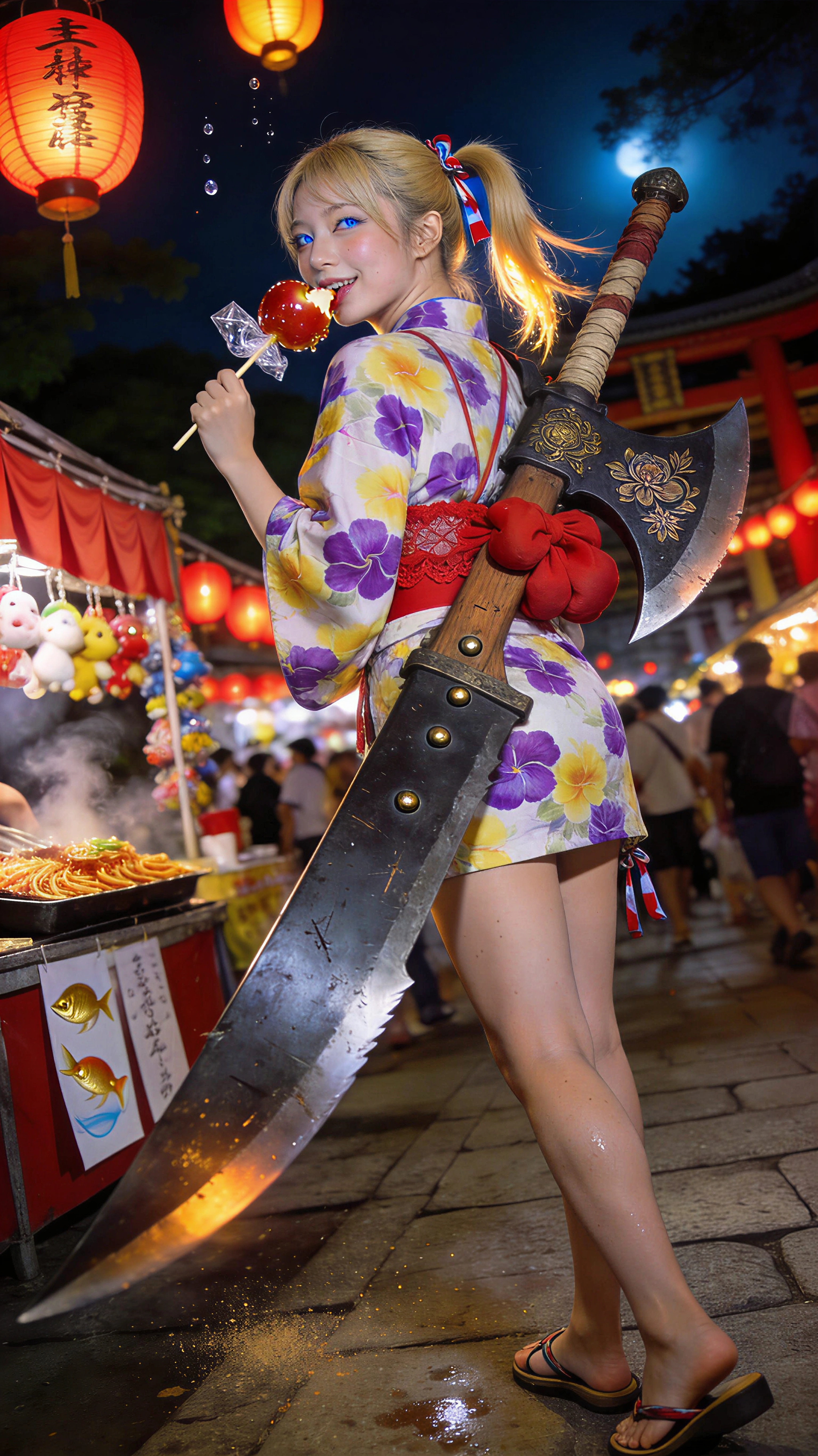 Festival Guardian Beneath the Lanterns