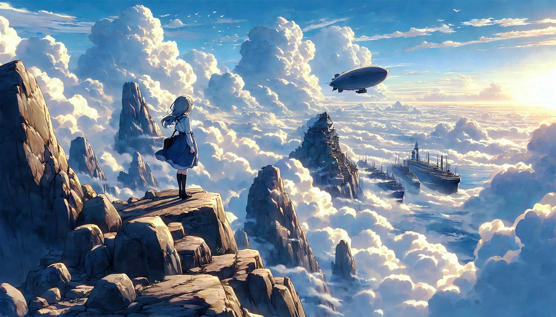 天空と少女17 | の人気AIイラスト・グラビア