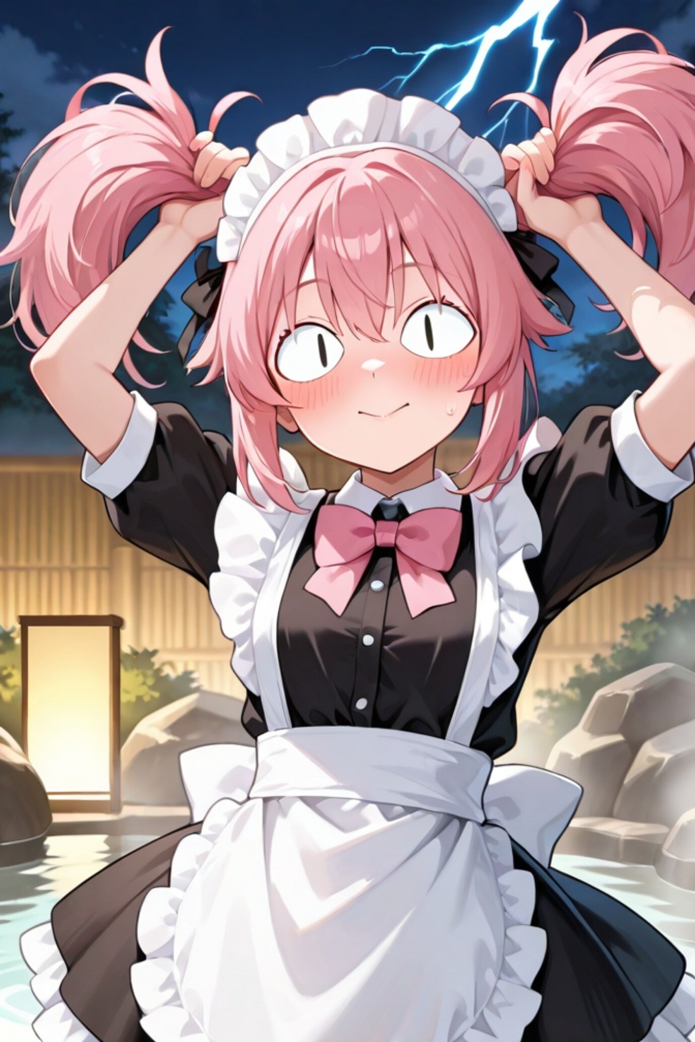猫目雷ツインテールメイドちゃん