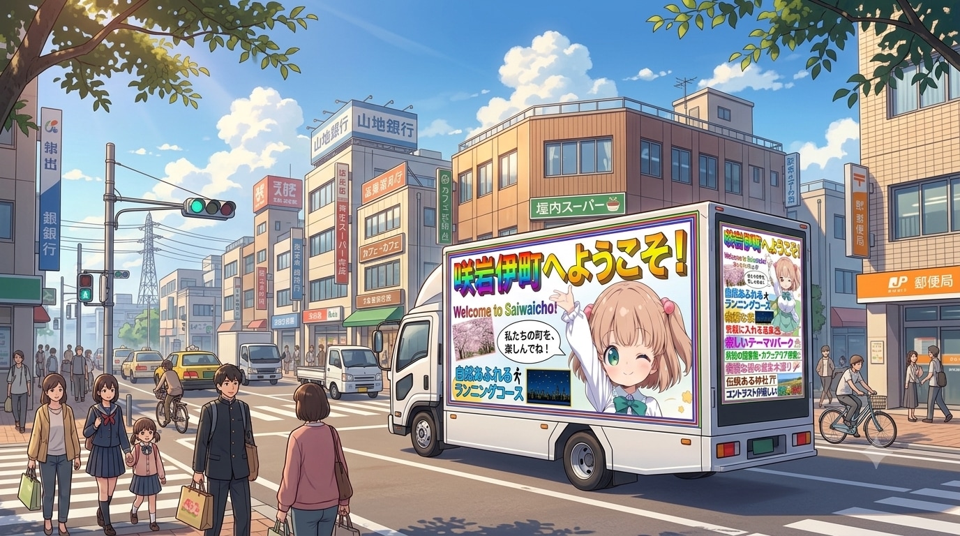 アドトラックで町おこし！？