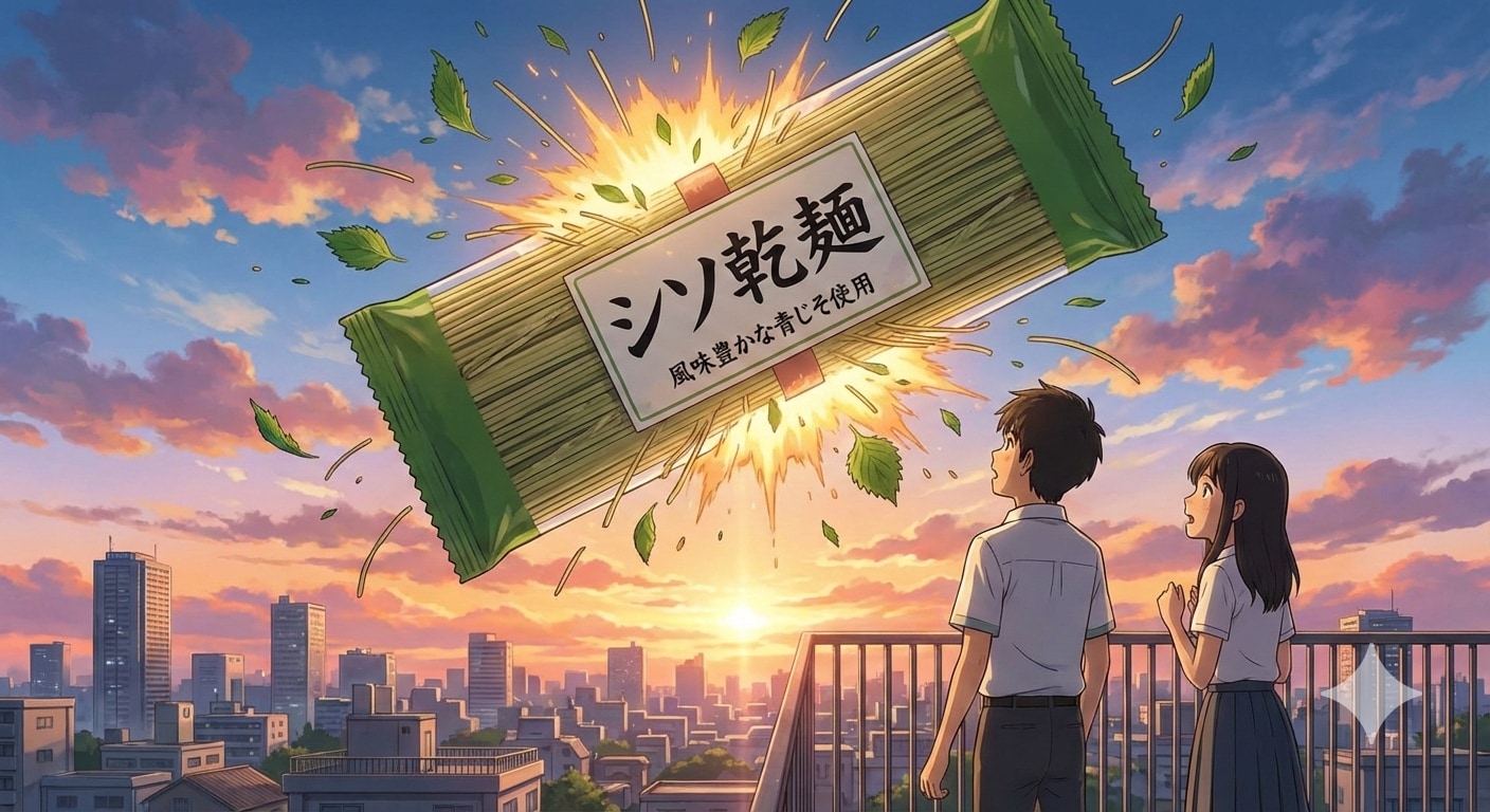 【ウソ映画】シソ乾麺大爆破 | の人気AIイラスト・グラビア