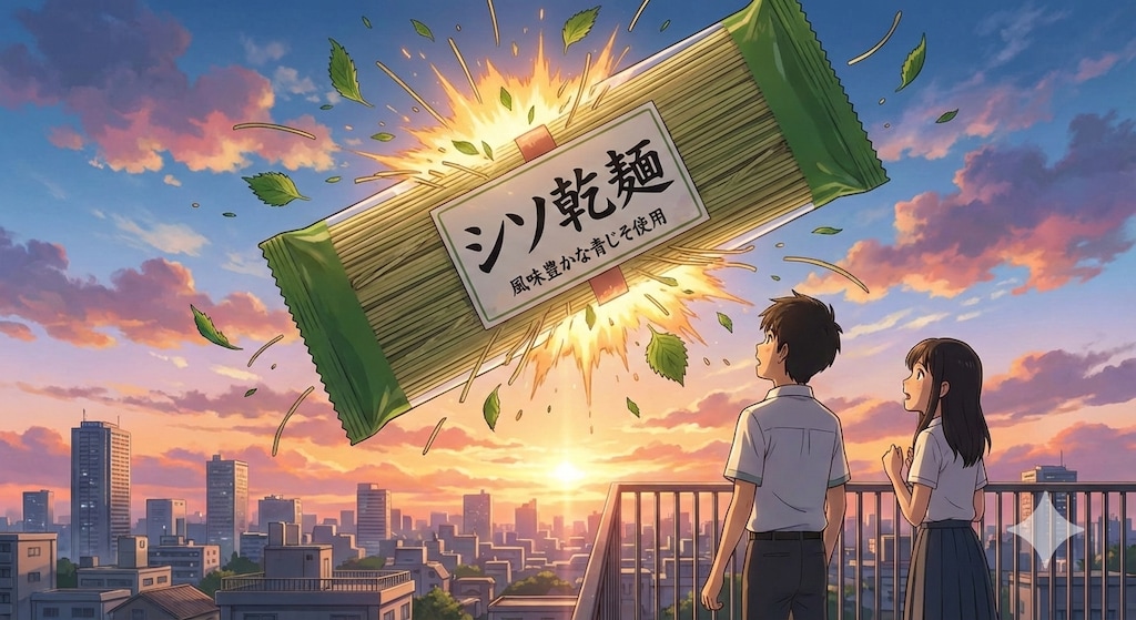 【ウソ映画】シソ乾麺大爆破