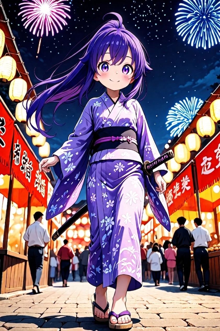 夏祭りのクノイチ