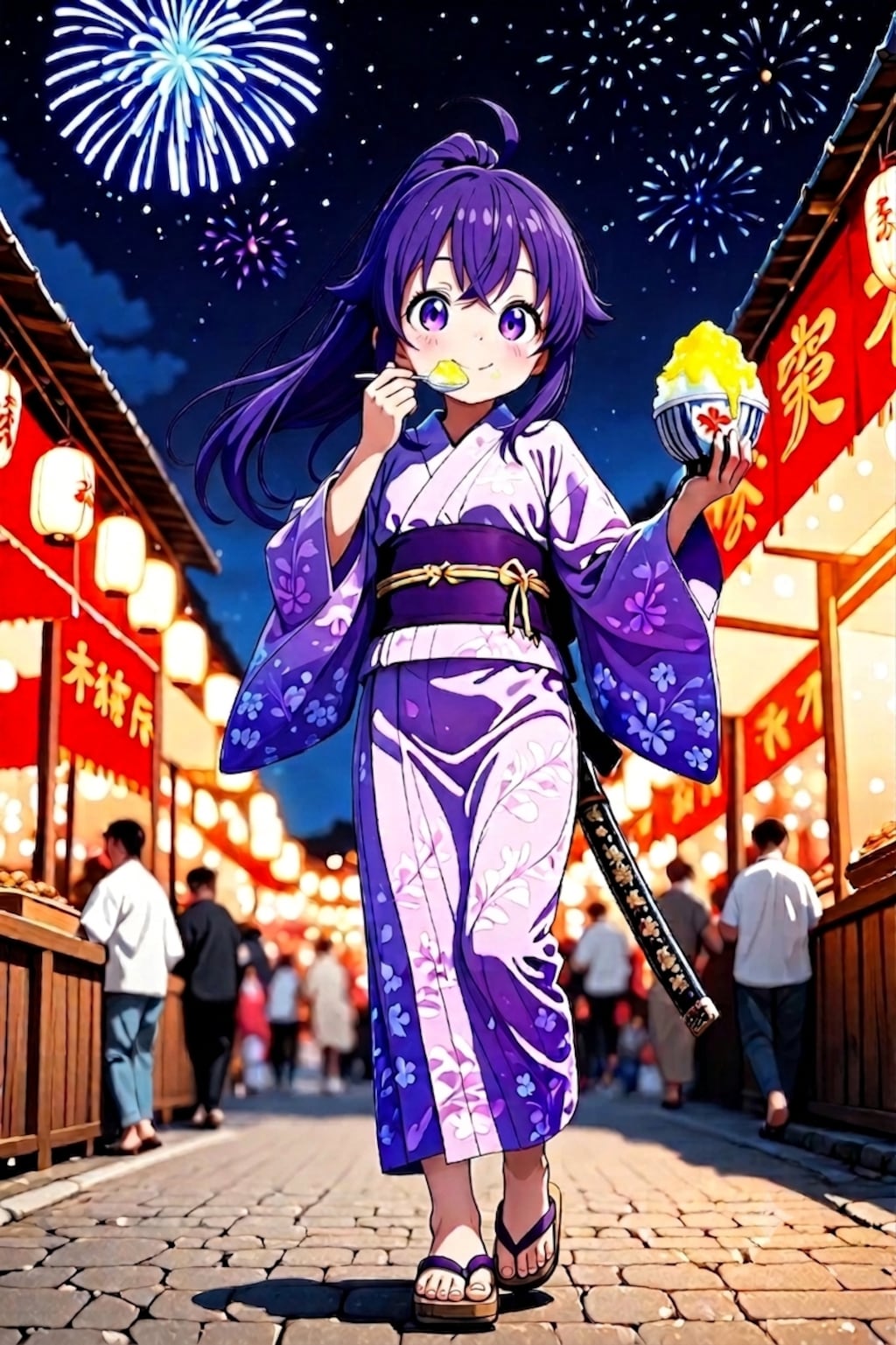 夏祭りのクノイチ