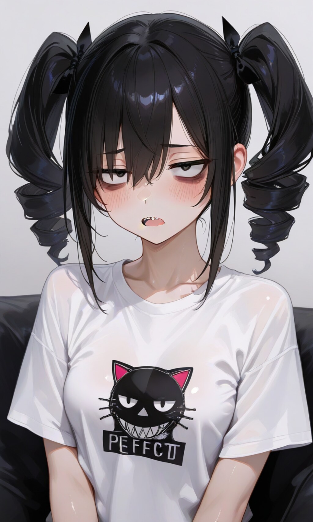 急いでウィッグ装着