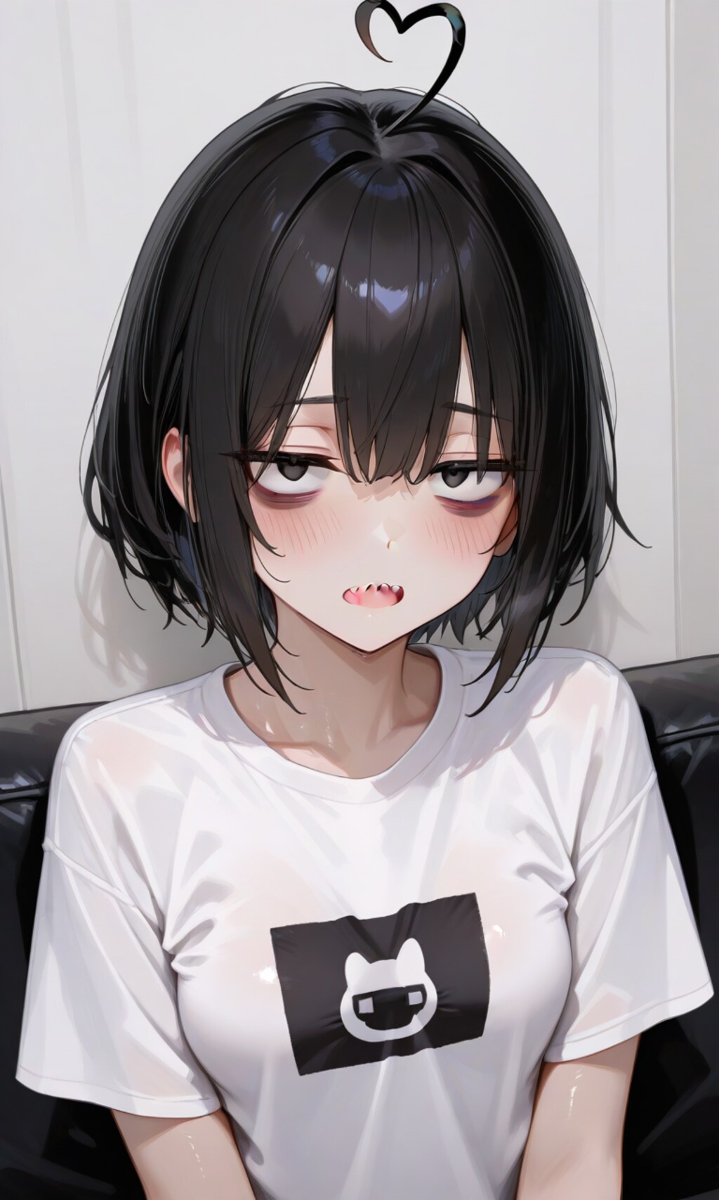 急いでウィッグ装着