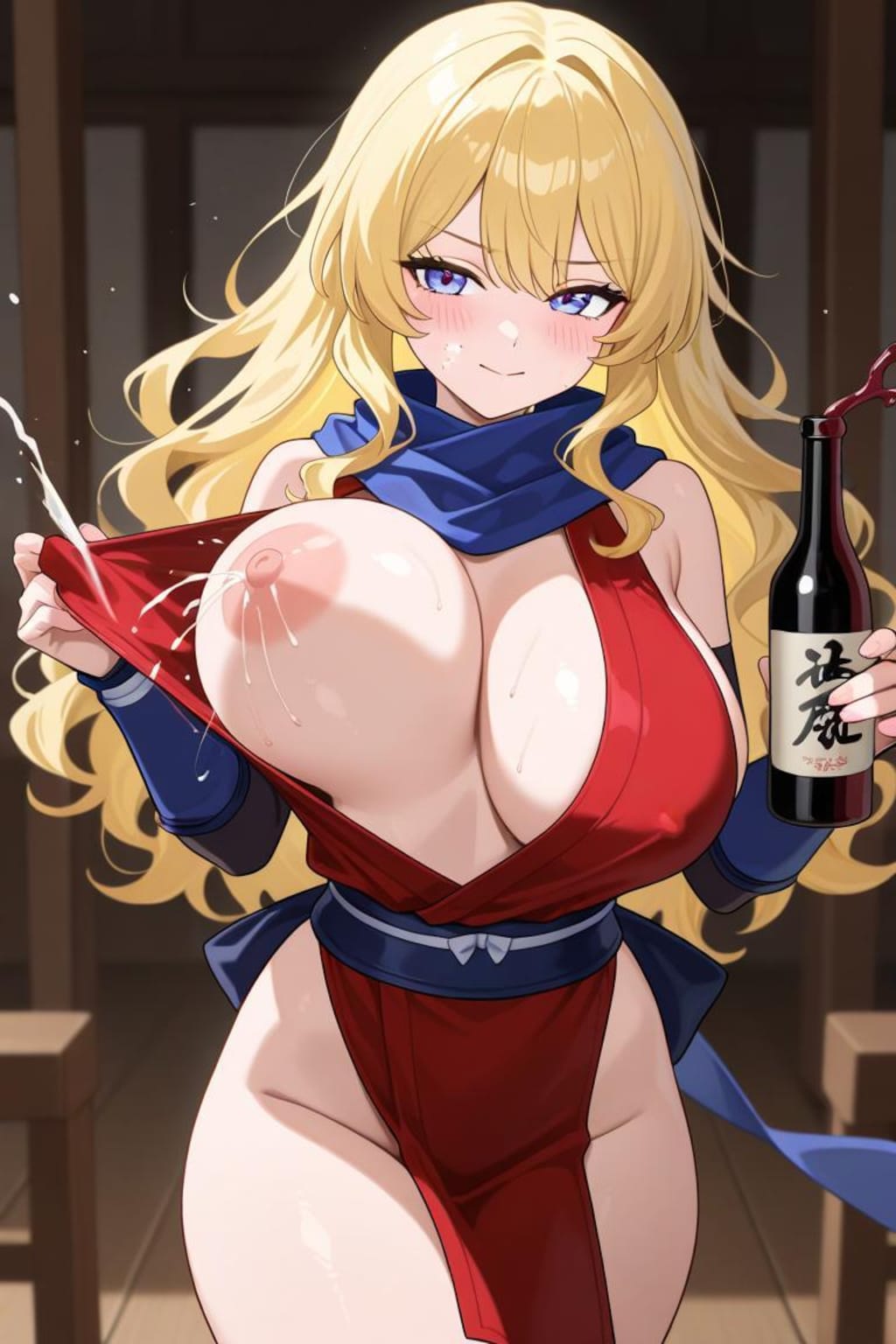 くノ一忍法「お色気母乳の術」