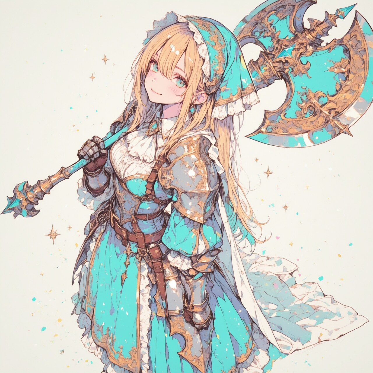 蒼斧のメイド