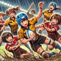 🏉泥まみれの女子ラグビー 118 8枚目
