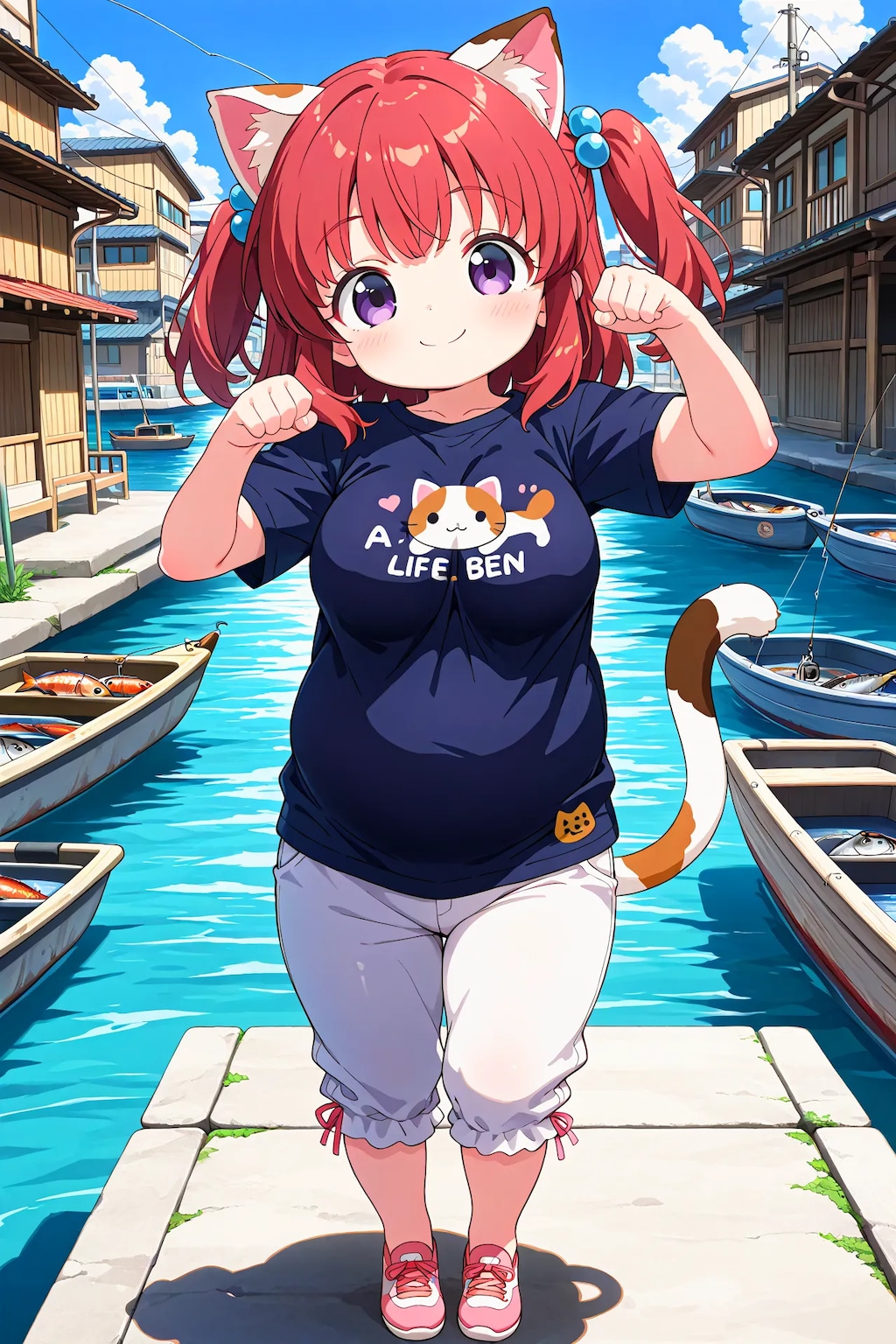 めぐみちゃんの猫耳スタイル