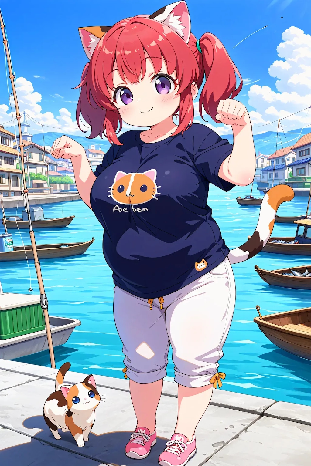 めぐみちゃんの猫耳スタイル