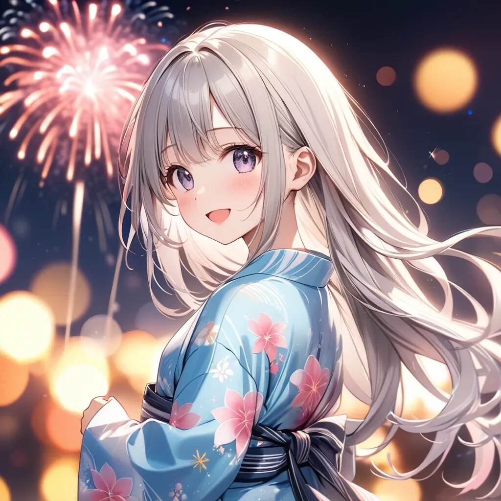 きれいなロングヘアのお嬢様