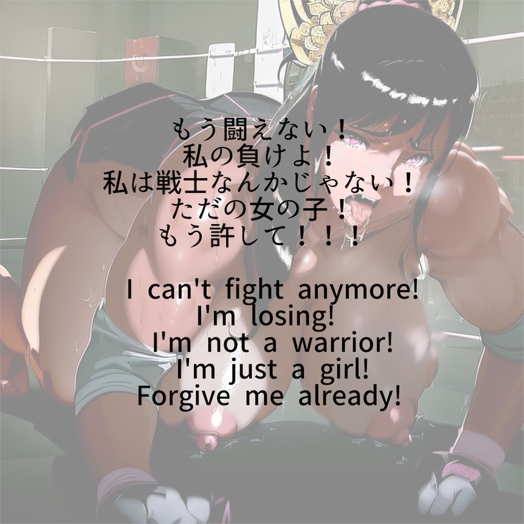 [マンガ]由佳、ミックスファイトで敗北