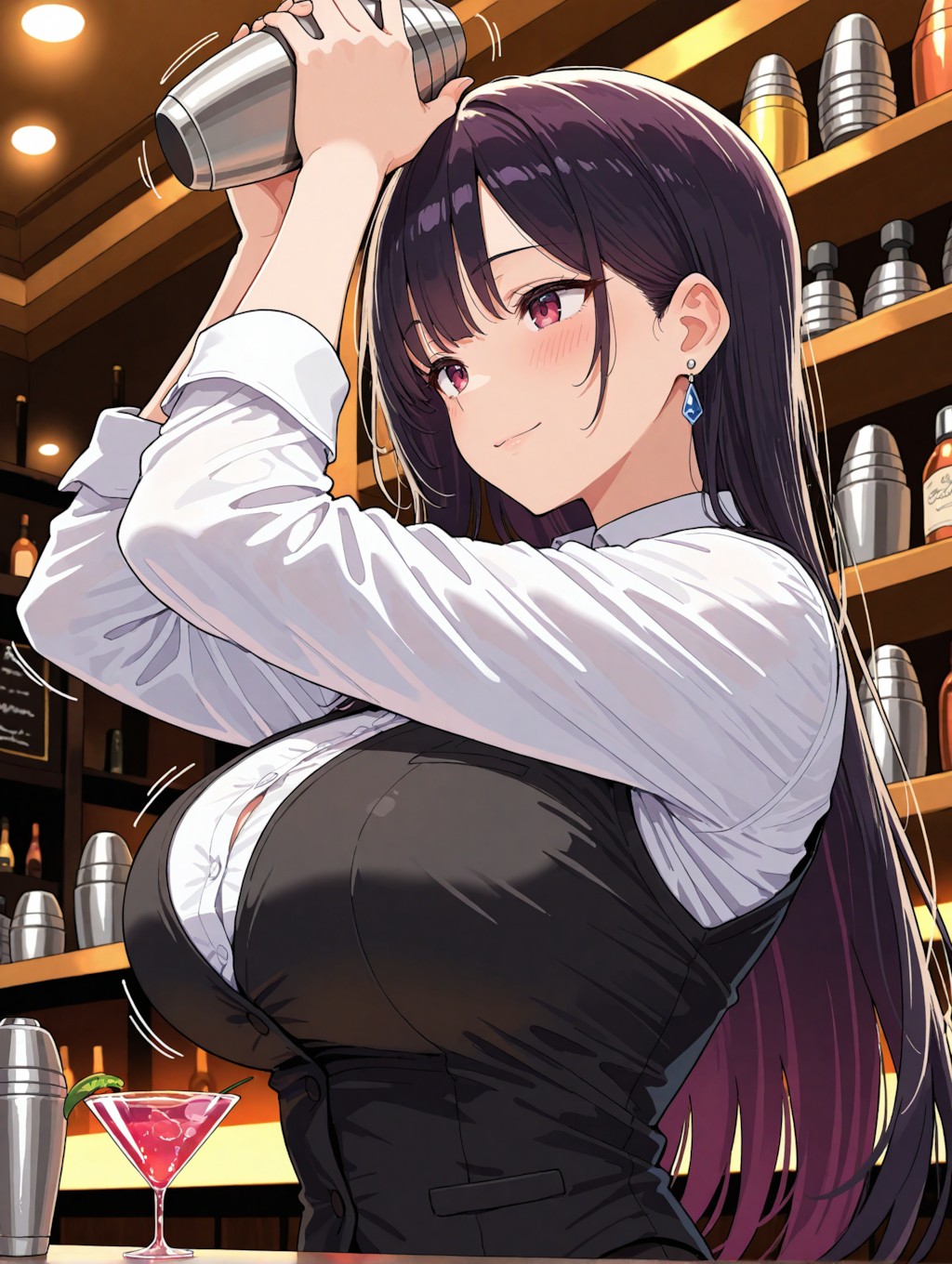 BARでバイトしている涼音さん