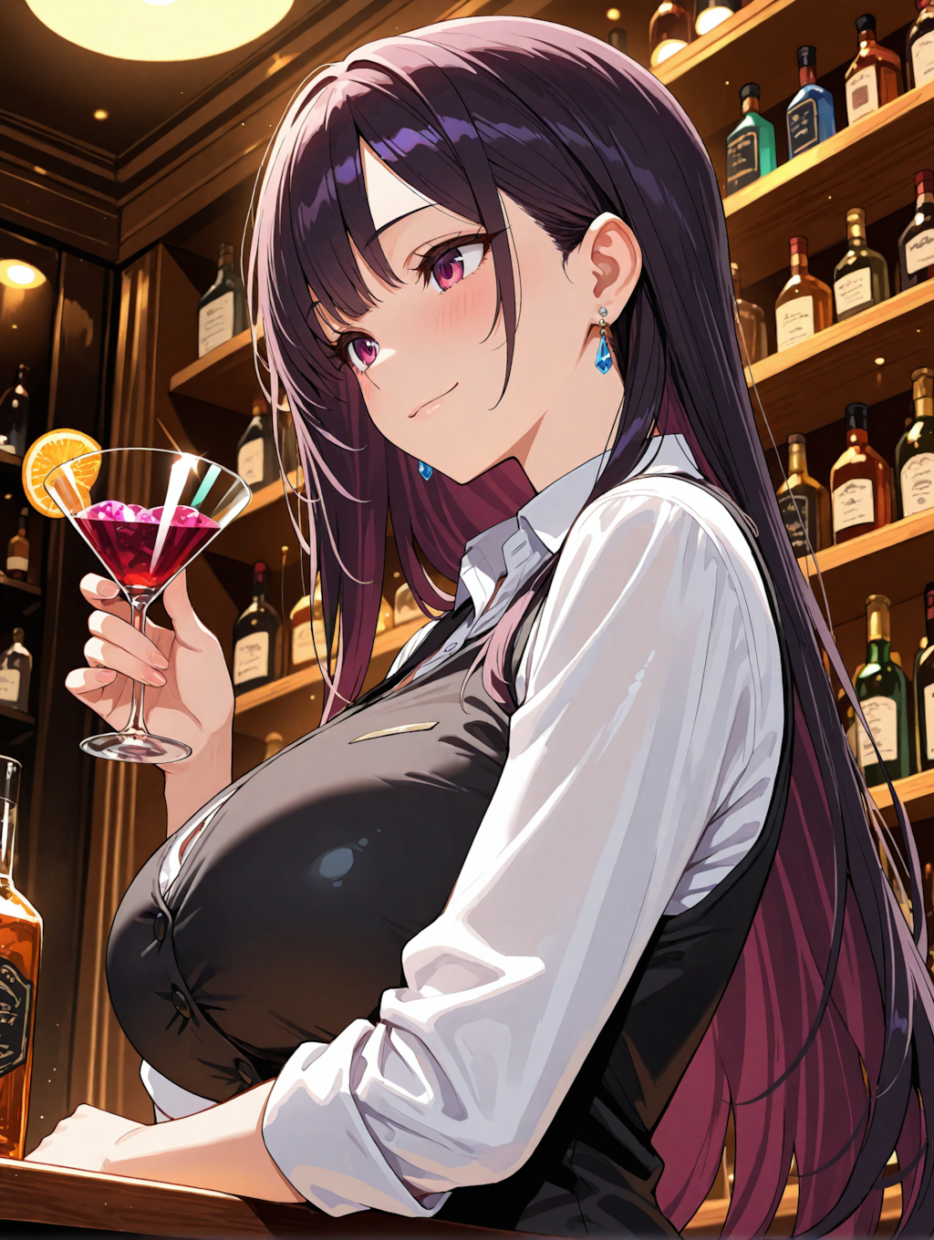 BARでバイトしている涼音さん