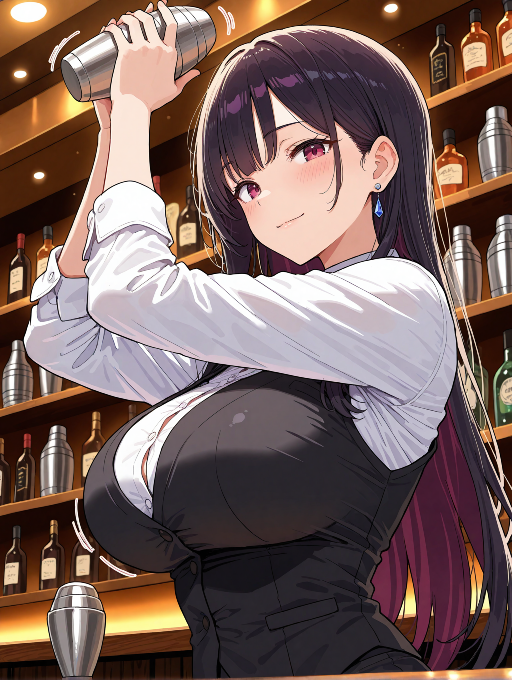 BARでバイトしている涼音さん