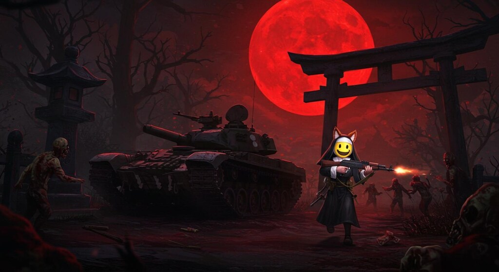 #オキツネゾンビ討伐『微笑みの狐修道狂』【ニャンノ世界】