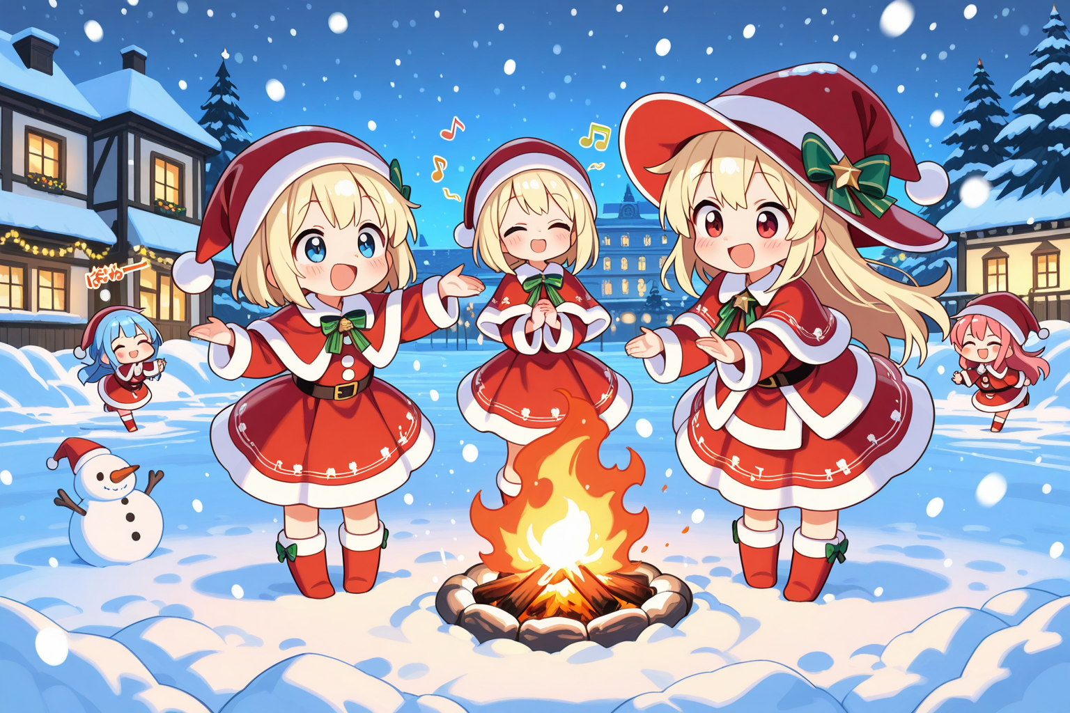 ユール祭って、こんなんでもいいのかな？😅 | の人気AIイラスト・グラビア