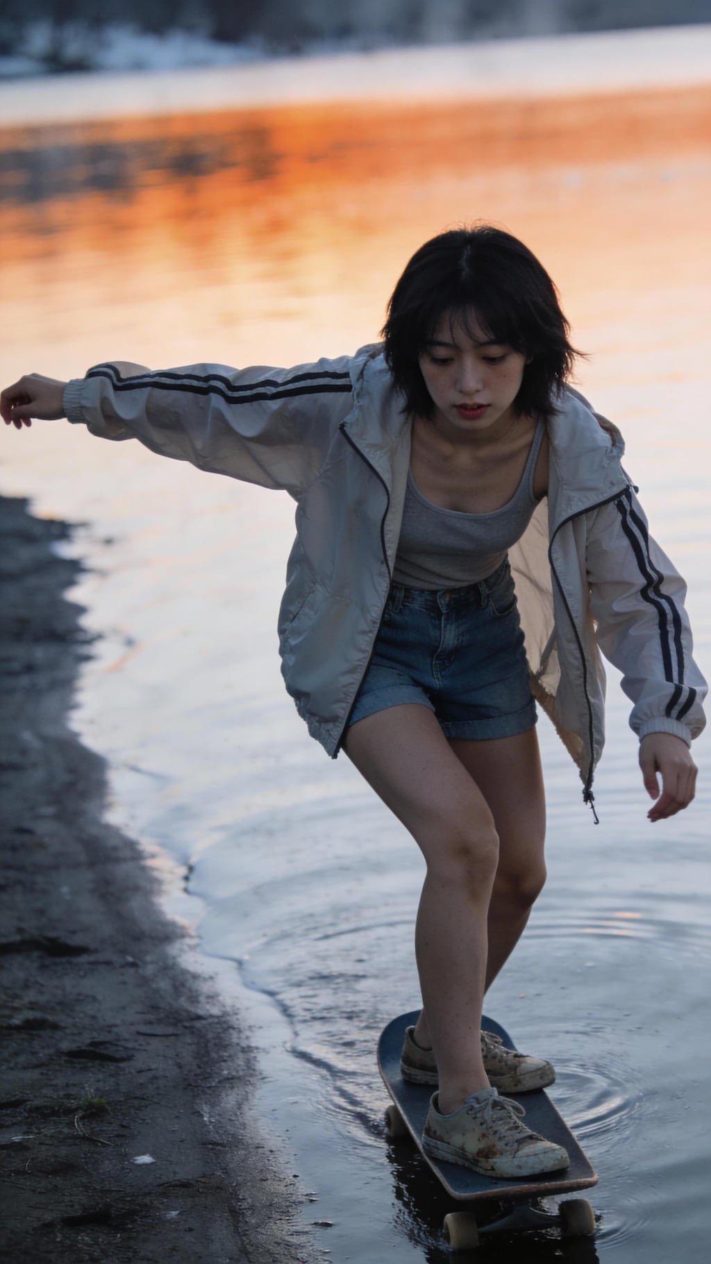 The Sunset Glider on Liquid Glass