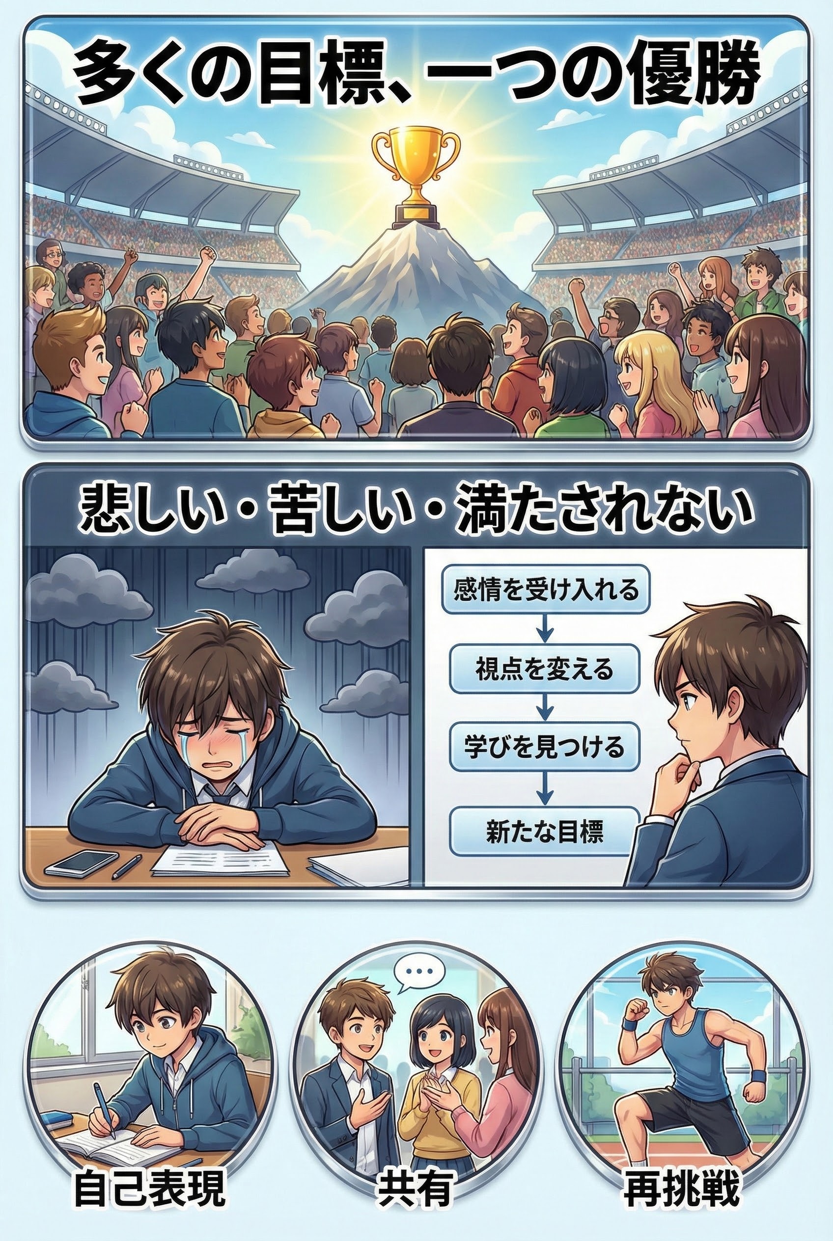 多くの目標、一つの優勝 | の人気AIイラスト・グラビア