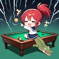 🐊赤髪ちゃん🎱 3枚目