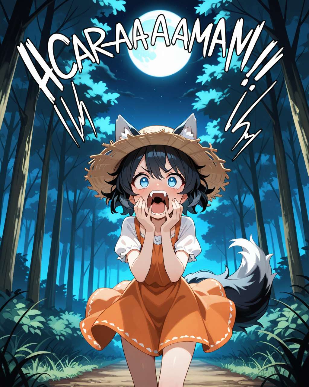 満月の日に狼になる、ふーかちゃん