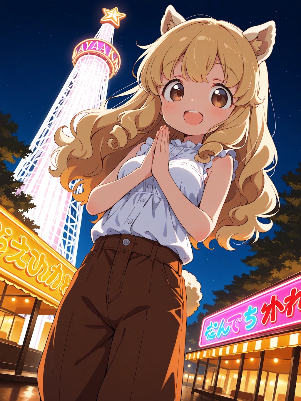 コーデュロイパンツのパルル