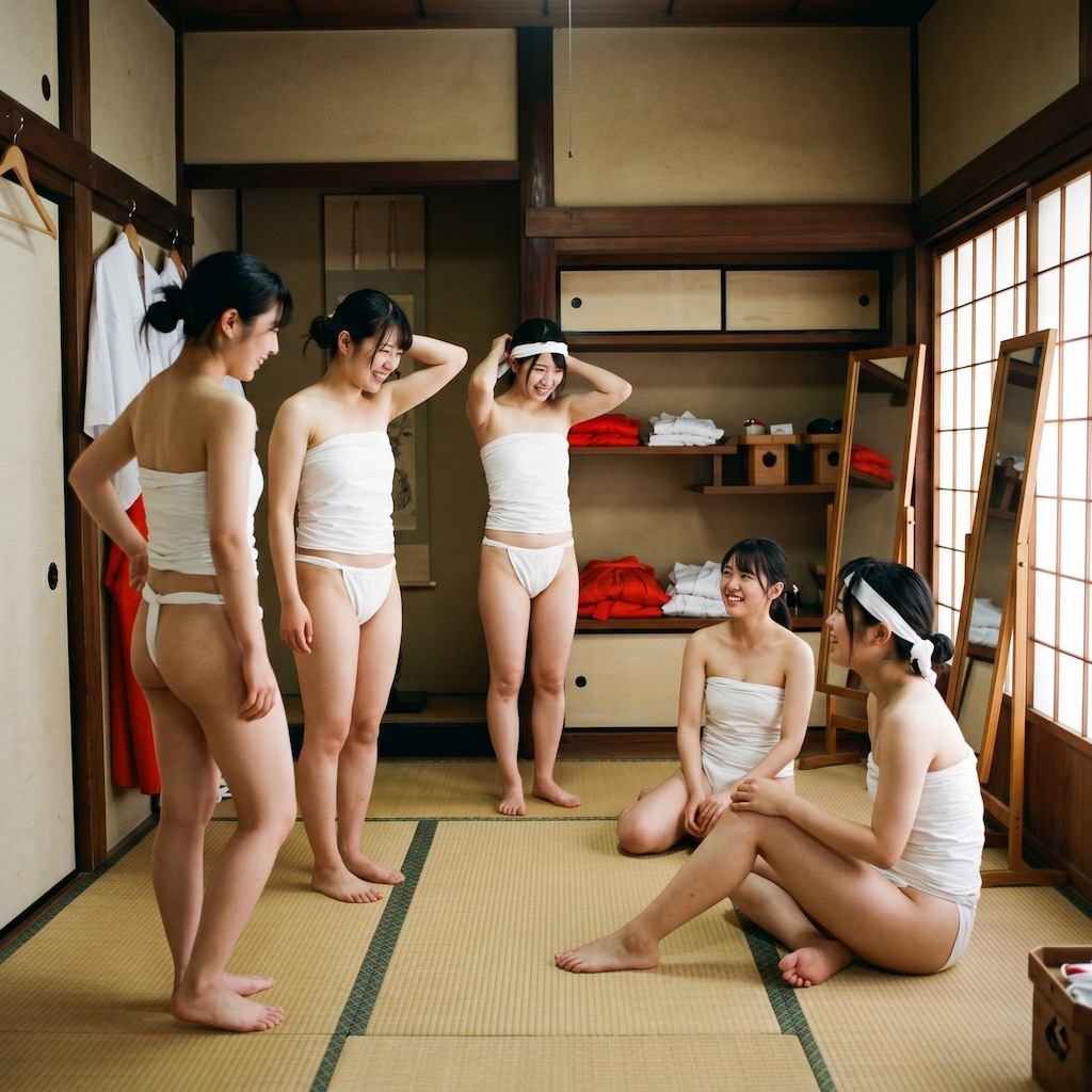 巫女さんの更衣室