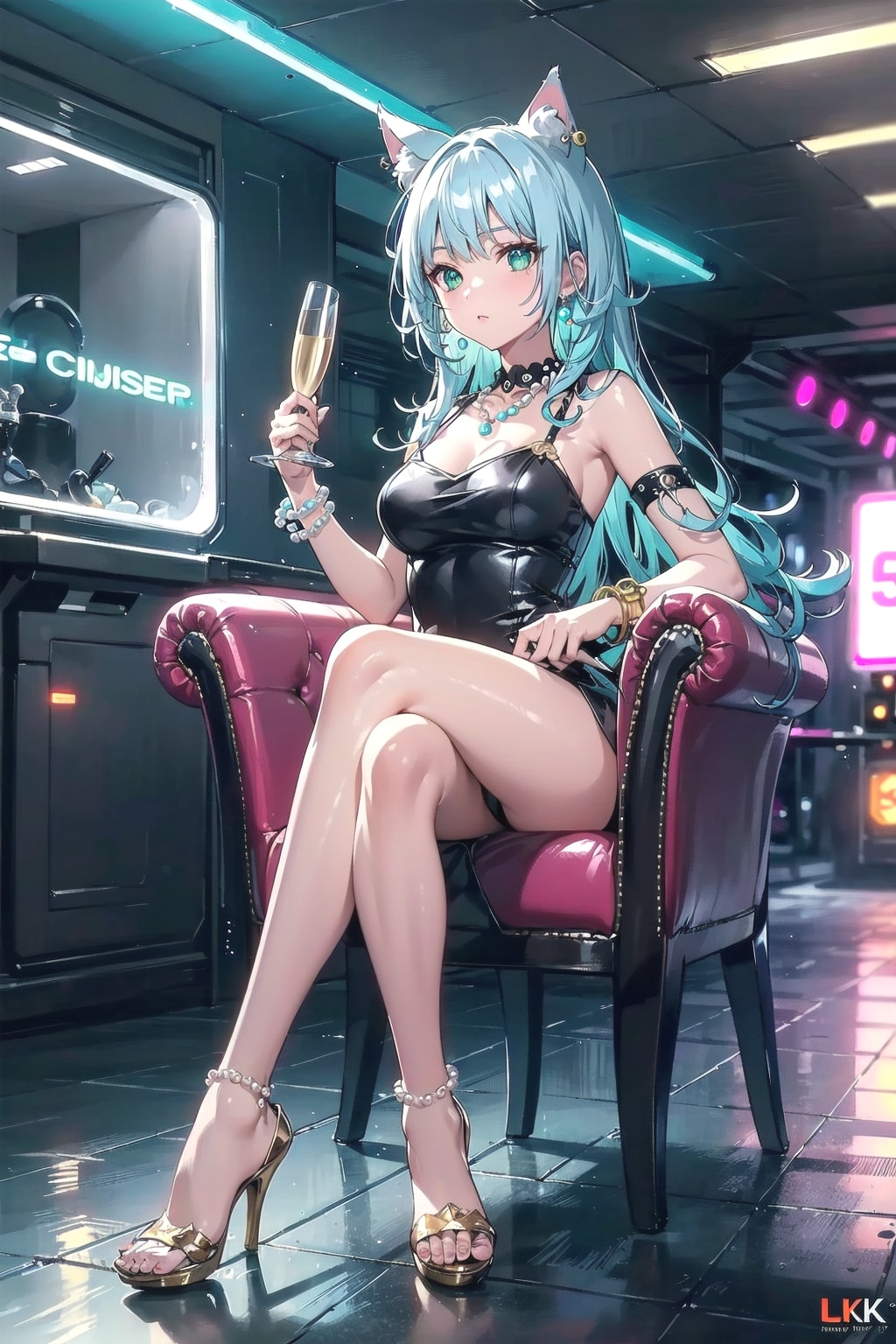 夜は別の顔🌃🐱🥂