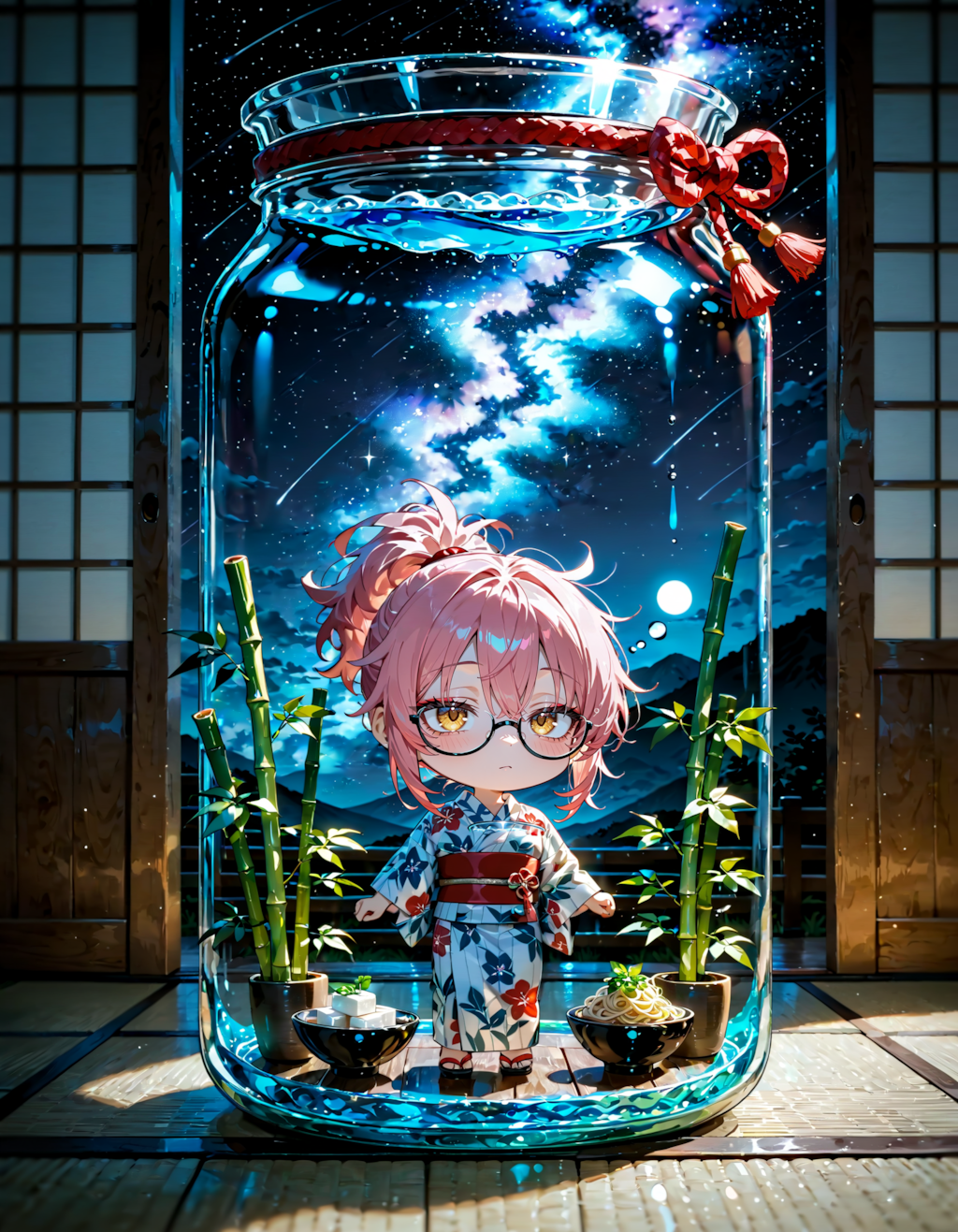 今日は何の日？　七夕。ゆかたの日。ポニーテールの日。恋そうめんの日