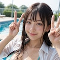 オープンシャツビキニ 1/3 2枚目