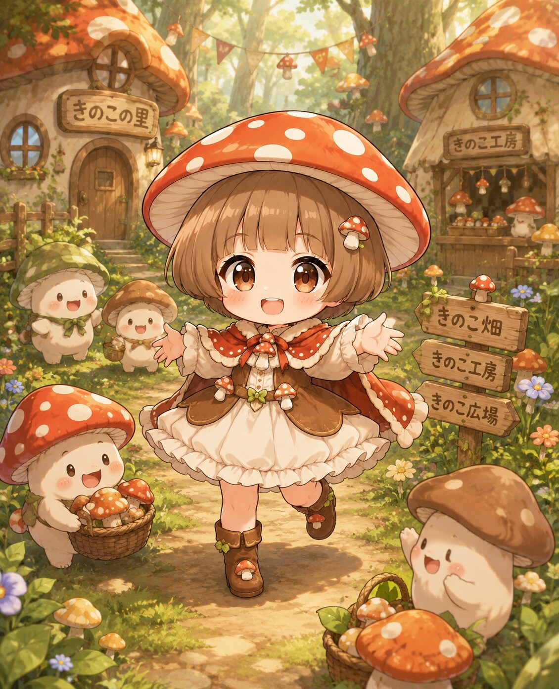 きのこの妖精きのこのこちゃん