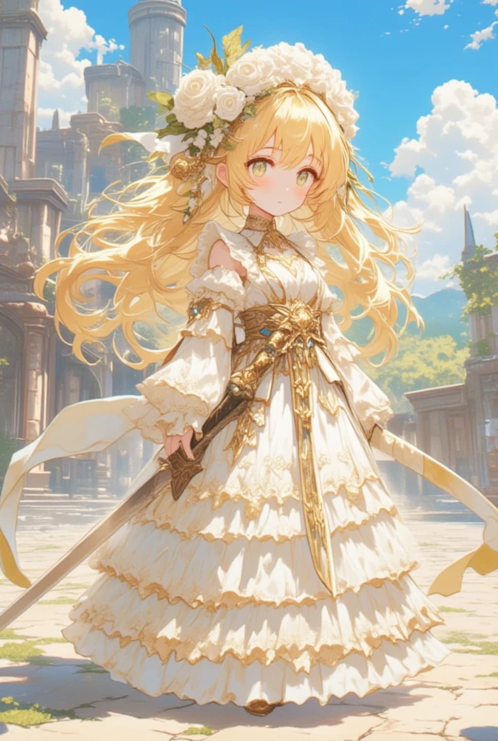 白薔薇の剣士ちゃん