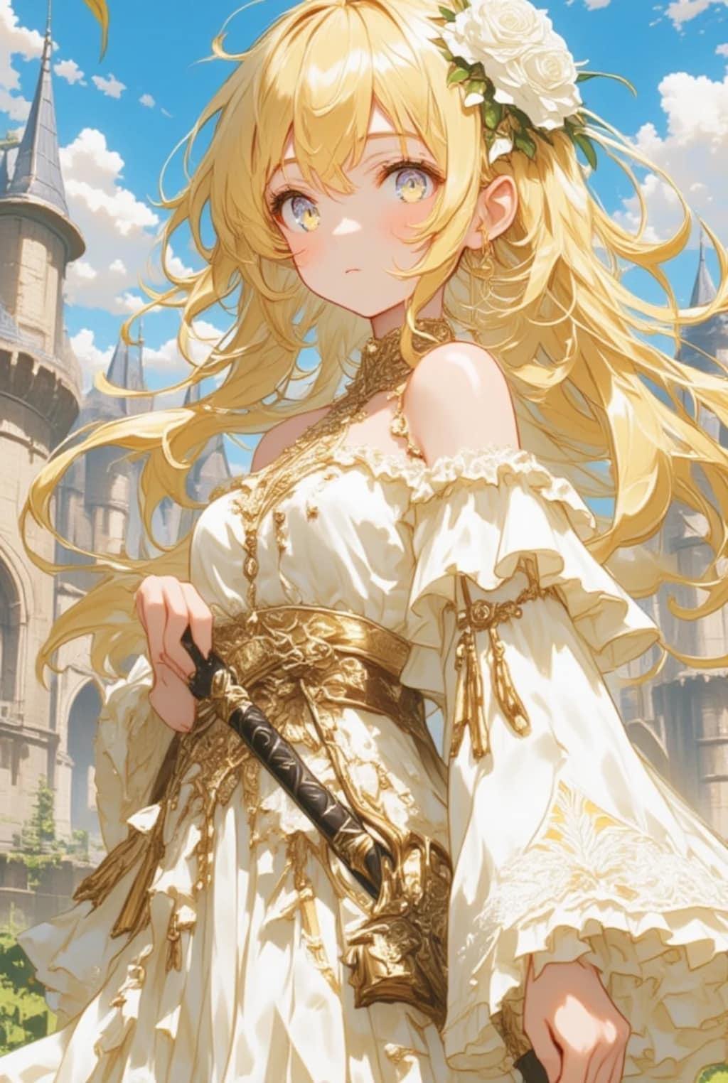 白薔薇の剣士ちゃん