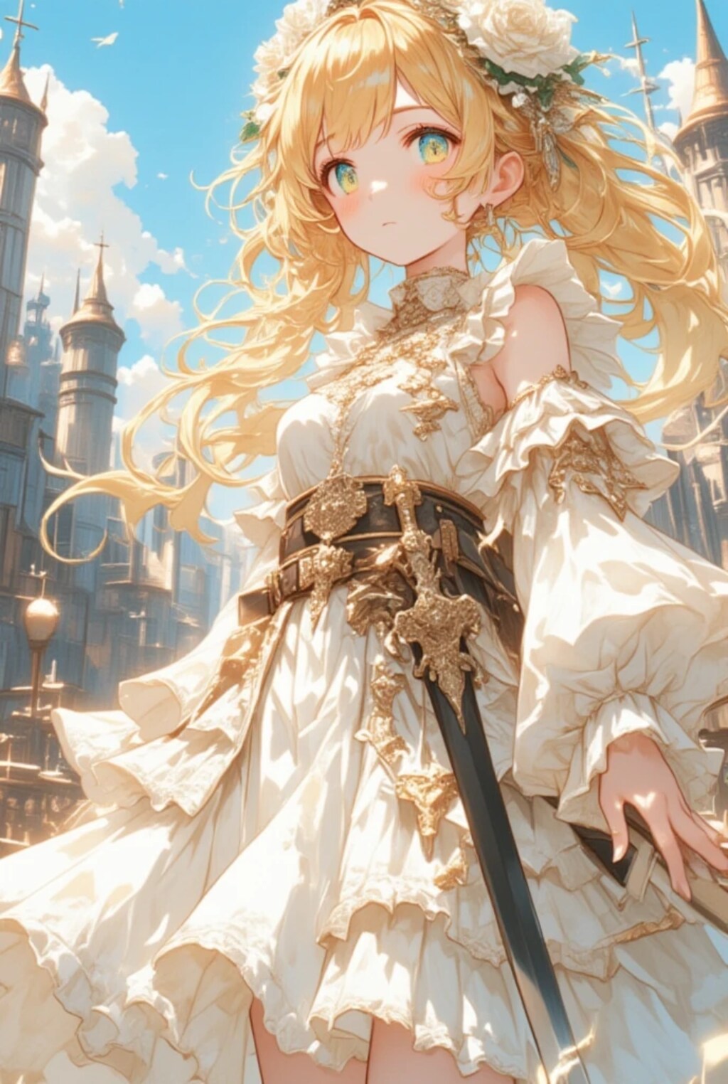 白薔薇の剣士ちゃん