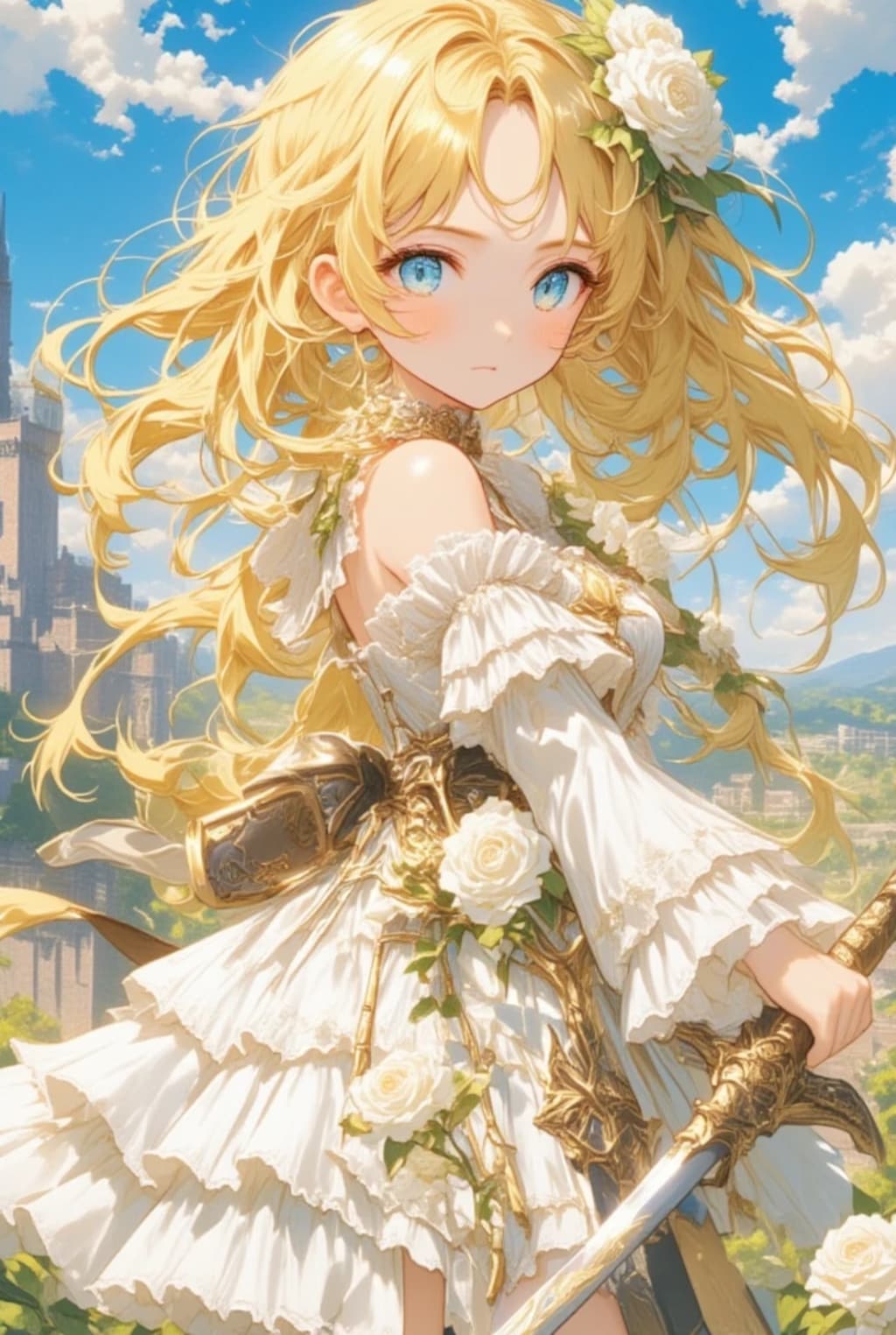 白薔薇の剣士ちゃん