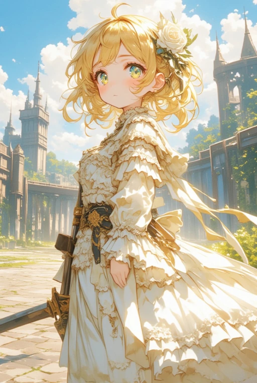 白薔薇の剣士ちゃん