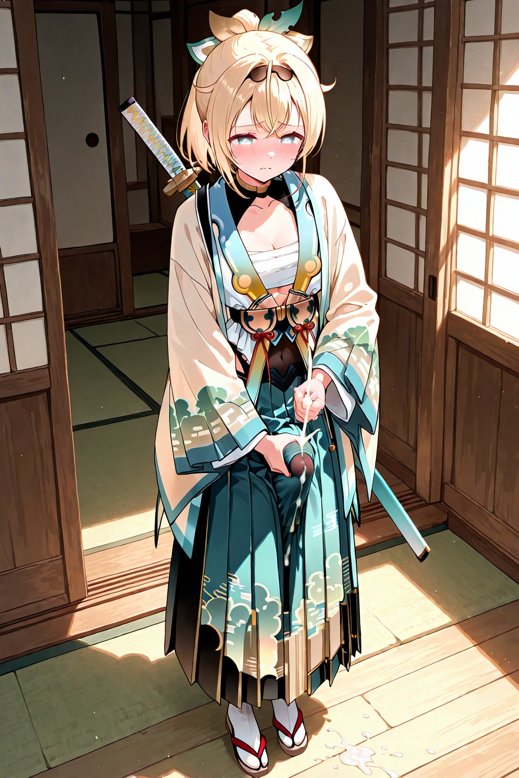 Futa Iroha masturbating