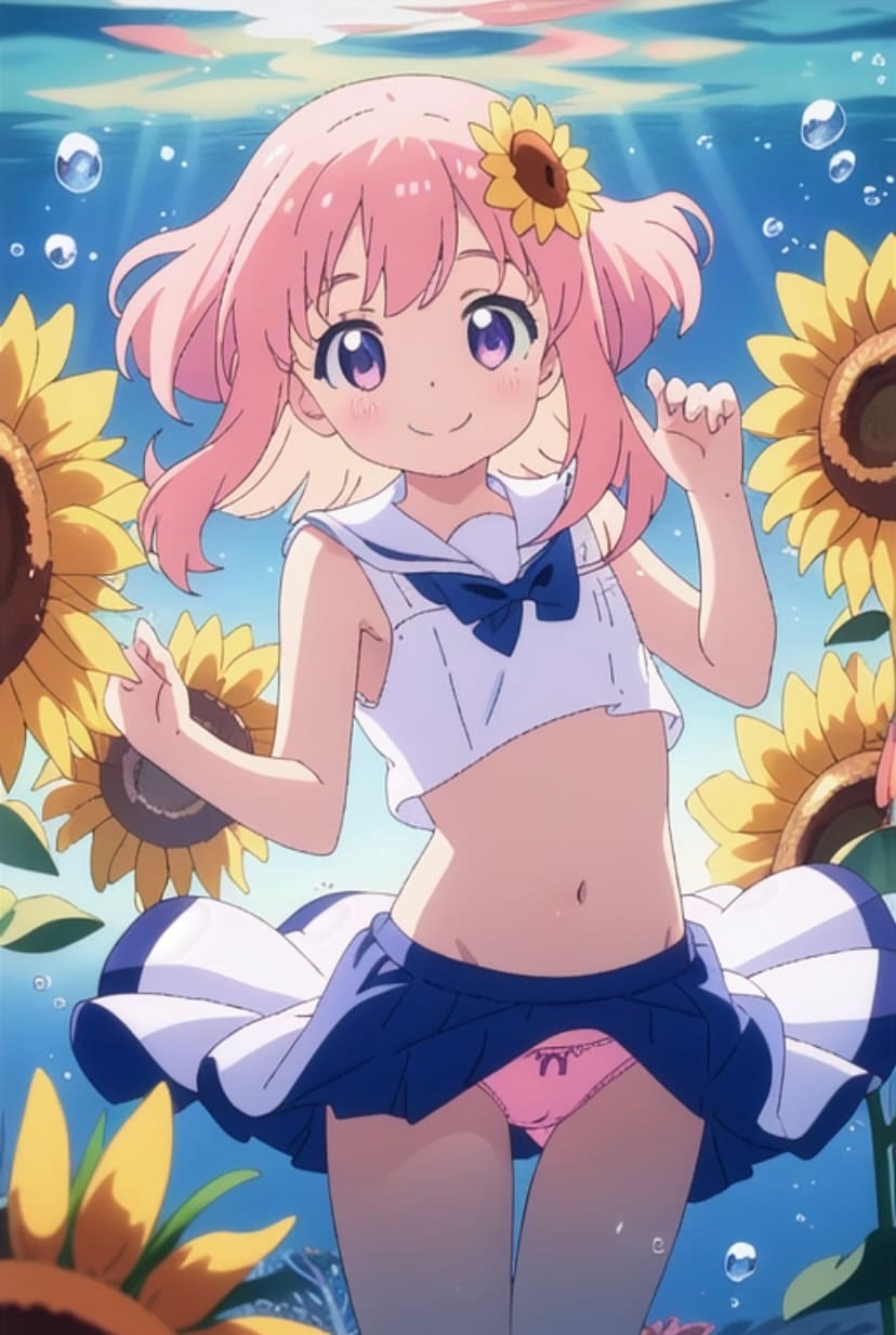 水中ひまわり🌻