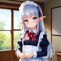 木の家のエルフメイドさん 2枚目