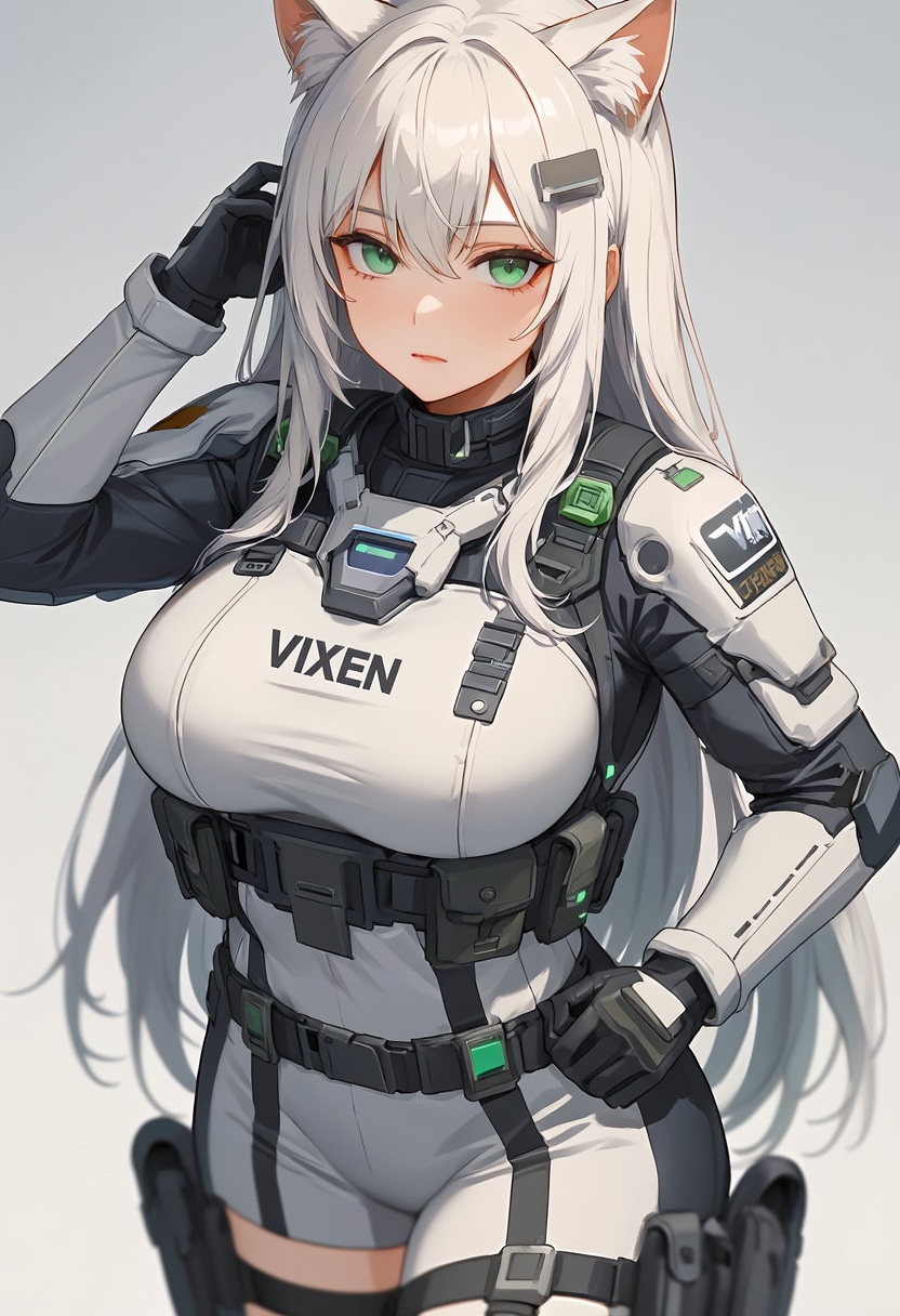 VIXEN制服試作（白狐娘）