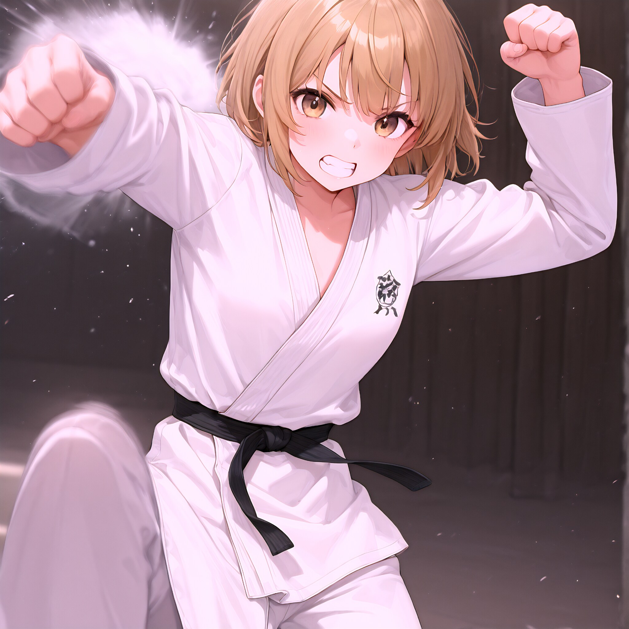 感謝の正拳突き！